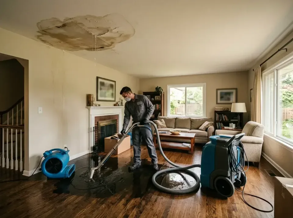 attic-pipe-burst-ceiling-drip-008 — frequently asked questions, Water Damage Restoration & Carpet Care in Waterbury, CT